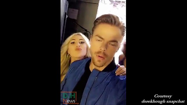 Derek Hough on Good Morning America (Part 2) - September 7, 2016 (Snapchat posts)
