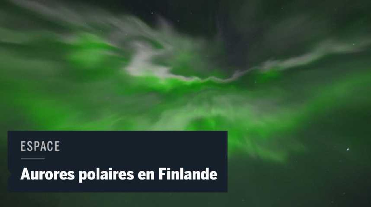 Spectaculaire aurore boréale au-dessus de la Finlande