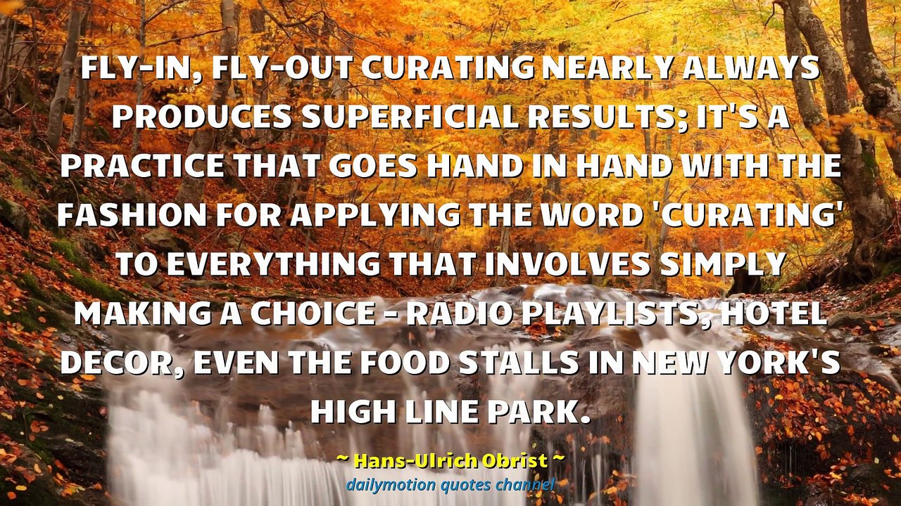 Hans-Ulrich Obrist Quotes #1