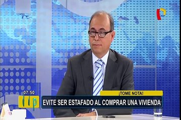 Crisólogo Cáceres: recomendaciones para evitar estafas al comprar una vivienda