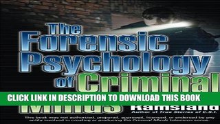 [PDF] The Forensic Psychology of Criminal Minds Popular Colection