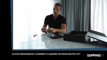 Zlatan Ibrahimovic chambre le gardien de Manchester City avant le derby (Vidéo)