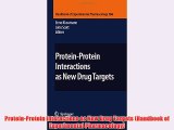 [PDF] Protein-Protein Interactions as New Drug Targets (Handbook of Experimental Pharmacology)
