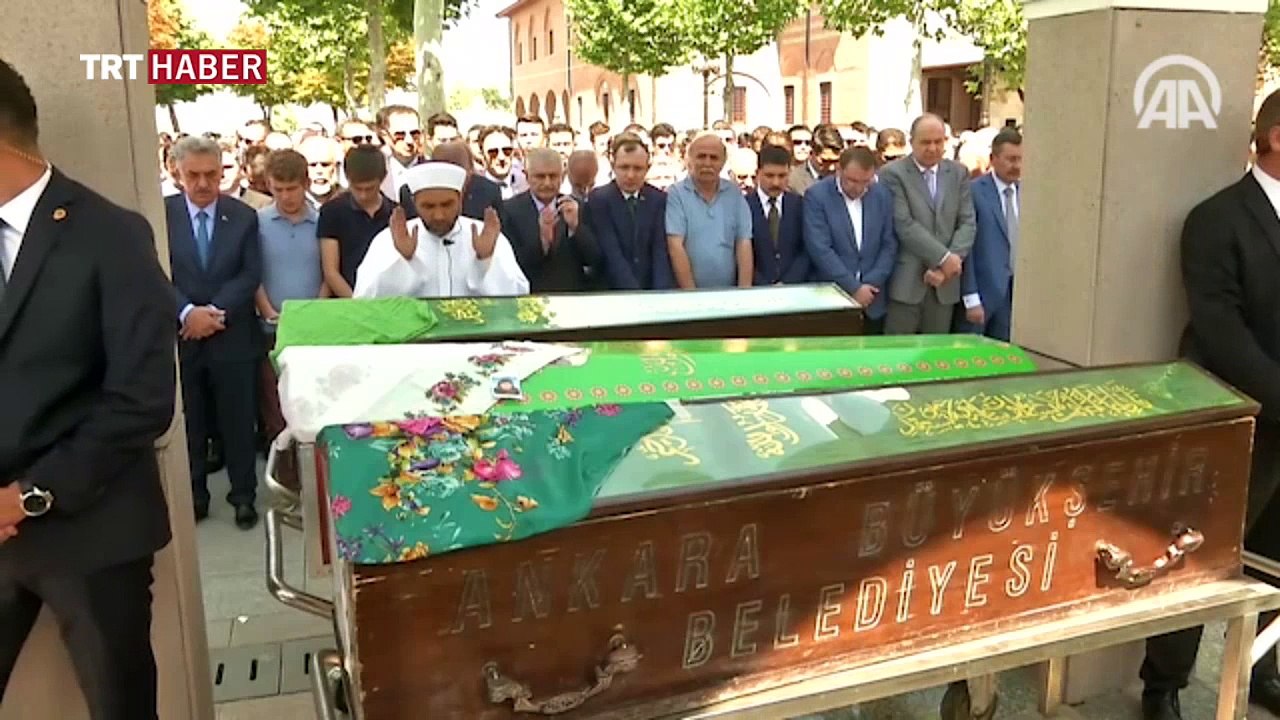 Erdoğan ve Yıldırım, Taciser İçyer'in cenaze tö...