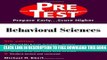 New Book Behavioral Sciences: PreTest Self-Assessment and Review