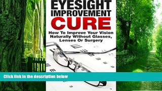 Must Have PDF  The Eyesight Improvement Cure: How To Improve Your Vision Naturally Without