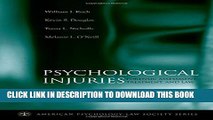[PDF] Psychological Injuries: Forensic Assessment, Treatment, and Law Popular Colection