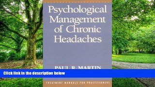 Big Deals  Psychological Management of Chronic Headaches  Free Full Read Most Wanted