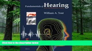 Must Have PDF  Fundamentals of Hearing: An Introduction: Fifth Edition  Best Seller Books Best