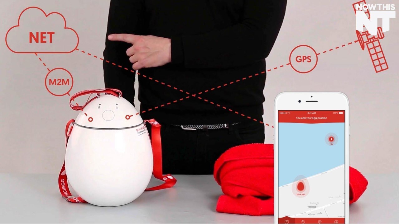 This Egg Protects Your Valuables At The Beach