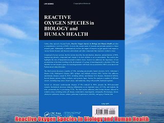 [PDF] Reactive Oxygen Species in Biology and Human Health Full Online