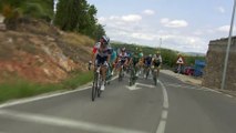 Ataque de Bouet en la escapada / Bouet attacks in the breakaway - Etapa / Stage 17 - La Vuelta a España 2016