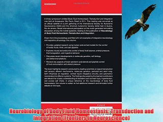 [PDF] Neurobiology of Body Fluid Homeostasis: Transduction and Integration (Frontiers in Neuroscience)