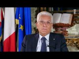 Roma - Videomessaggio del Presidente Mattarella agli atleti paralimpici (06.09.16)
