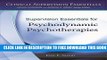 New Book Supervision Essentials for Psychodynamic Psychotherapies (Clinical Supervision Essentials)