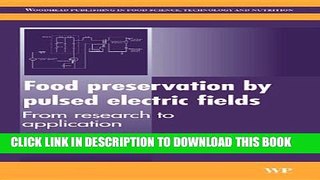 [PDF] Food Preservation by Pulsed Electric Fields: From Research to Application (Woodhead