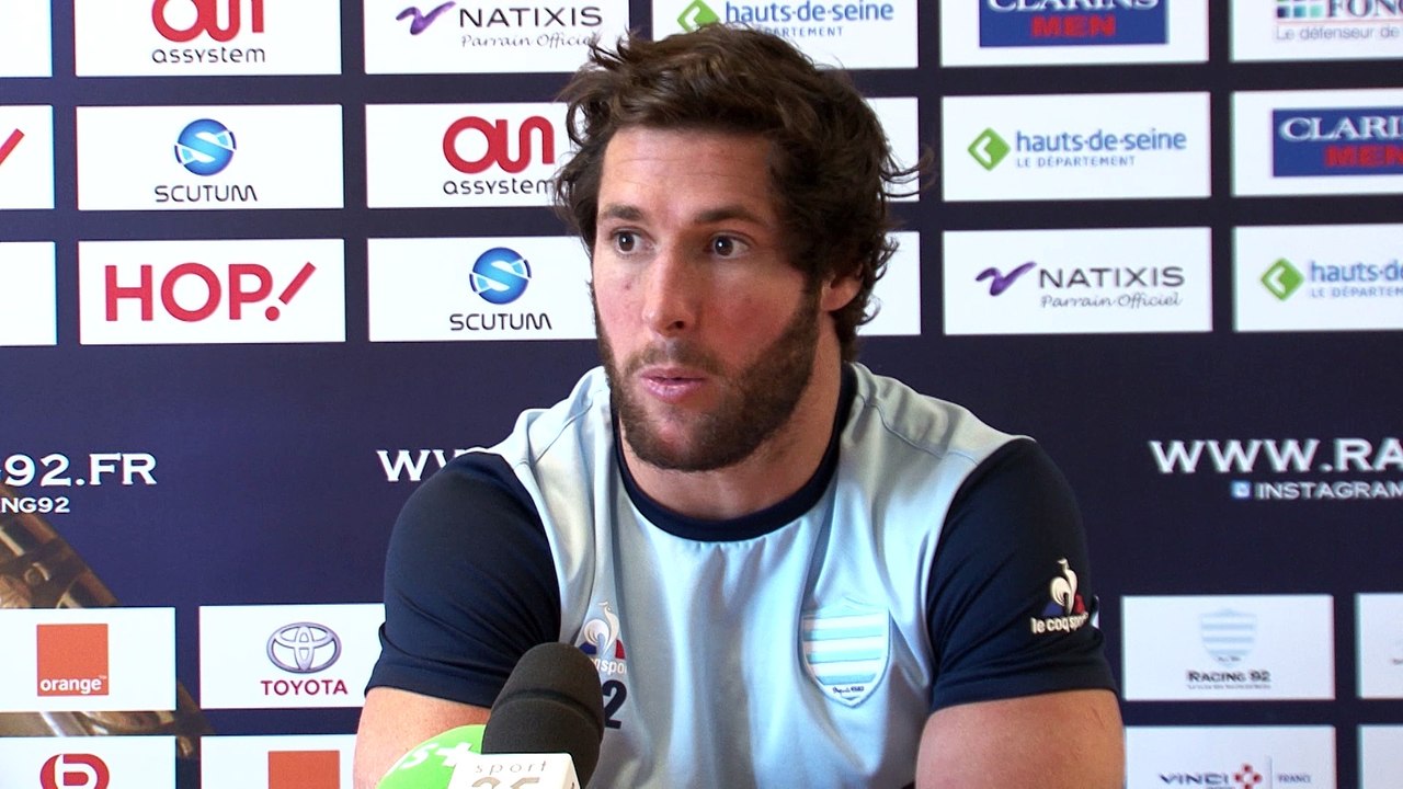 Top 14  ASM Clermont - Racing92: interview de Maxime Machenaud