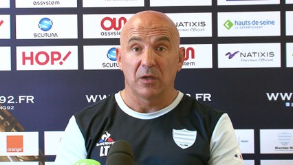 Top 14  ASM Clermont - Racing92: interview de Laurent Travers