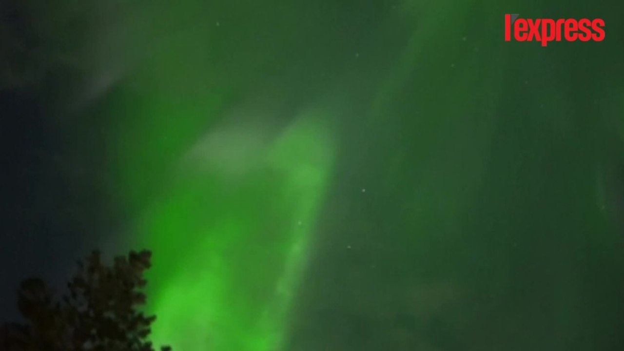 Spectaculaires aurores boréales dans le ciel finlandais