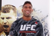 Alistair Overeem media scrum at UFC 203 open workouts