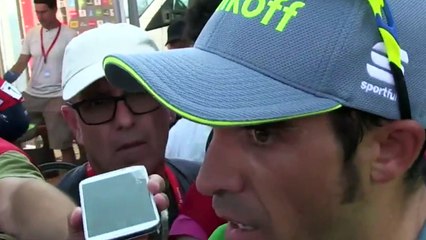 La Vuelta 2016 - Alberto Contador : "C'était dur de faire des différences et des écarts sur cette 17e étape"