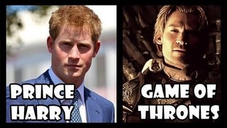 Prince Harry Compared to TV Series Game of Thrones' Jamie Lannister
