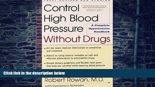 Big Deals  Control High Blood Pressure Without Drugs: A Complete Hypertension Handbook  Best