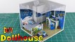 DIY Dollhouse With Working Lights & Furniture & Cover Kit!  ミニチュアドールハウス!  미니어처 인형 집!