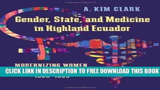 New Book Gender, State, and Medicine in Highland Ecuador: Modernizing Women, Modernizing the