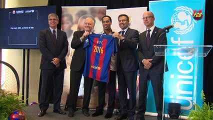 La delegació del FC Barcelona visita UNICEF a Nova York [CAT]