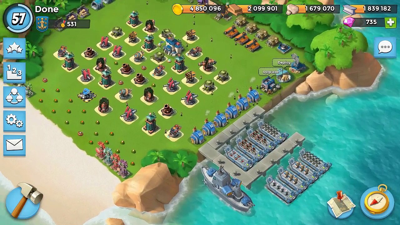 Boom Beach Operation "Full Monty" attack Barrier 65/65 Force Points (blogoteca.eu)