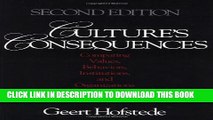 [PDF] Culture s Consequences: Comparing Values, Behaviors, Institutions and Orga Full Online