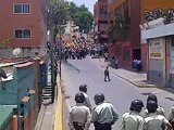 PNB impidió el paso de los manifestantes que se dirigían a el CNE de Los Teques