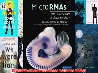 [PDF] MicroRNAs: From Basic Science to Disease Biology Popular Online