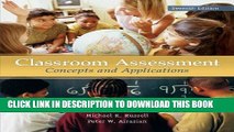 New Book Classroom Assessment: Concepts and Applications, 7th Edition
