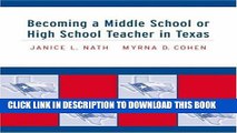 [PDF] Becoming a Middle School or High School Teacher in Texas Full Online