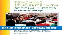 Collection Book Teaching Students with Special Needs in Inclusive Settings, Enhanced Pearson eText
