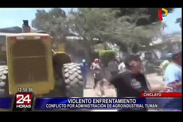 Chiclayo: Se registró balacera por retomar administración de agro industrial Tumán