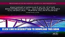[PDF] Bioinformatics for Biomedical Science and Clinical Applications (Woodhead Publishing Series