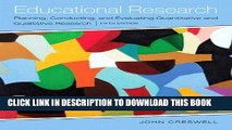 Collection Book Educational Research: Planning, Conducting, and Evaluating Quantitative and