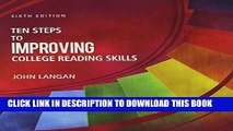 New Book Ten Steps to Improving College Reading Skills