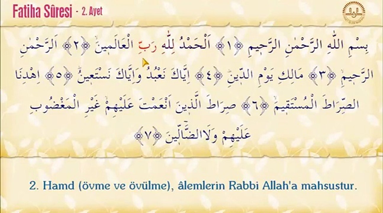 Fatiha Suresi