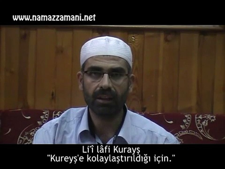 İşitme engellileri için kureyş suresi öğreniyorum