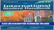 New Book International Student Handbook 2016 (College Board International Student Handbook)