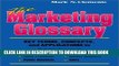Collection Book The Marketing Glossary: Key Terms, Concepts and Applications