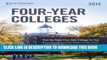Collection Book Four-Year Colleges 2014 (Peterson s Four-Year Colleges)