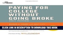 New Book Paying for College Without Going Broke, 2011 Edition (College Admissions Guides)