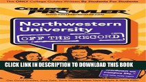 Collection Book Northwestern University: Off the Record - College Prowler (College Prowler Off the