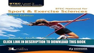 [PDF] BTEC Level 3 National Sport   Exercise Sciences: Level 3 Popular Online