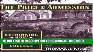 Collection Book The Price of Admission: Rethinking How Americans Pay for College